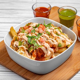 Desi Loaded Fries ( Dairy )